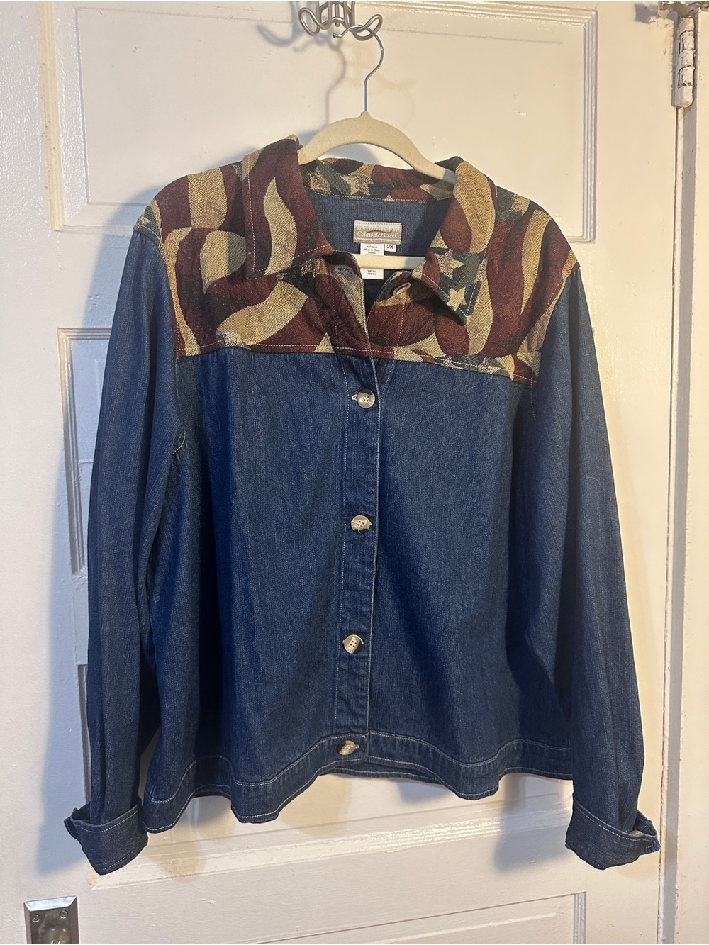 Coldwater Creek Americana Denim Jacket